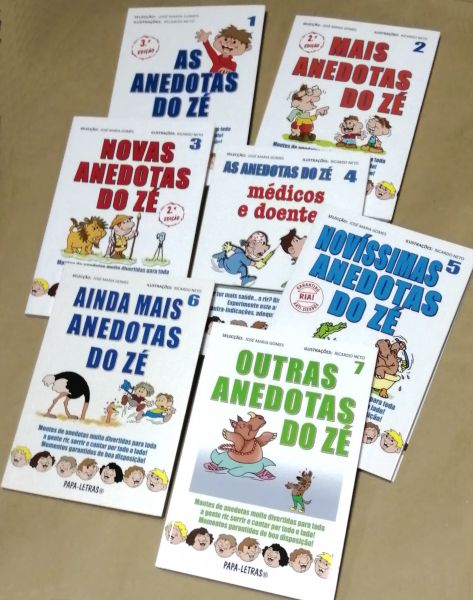 CONJUNTO - TODAS «As anedotas do Zé» (Nº 1 a 7)